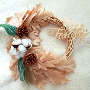 Fall Boho Wreath Farmhouse Boho Handmade Autumn